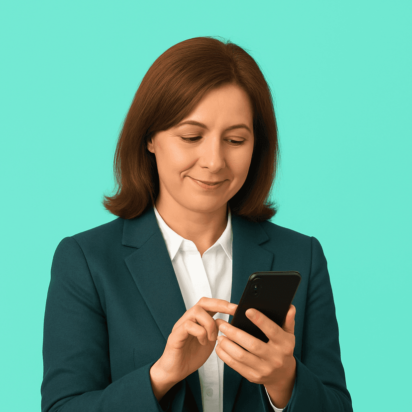 Learner with yellow headband holding a notebook